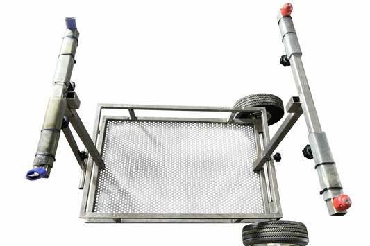Carrello Porta Kart Gomme Piene