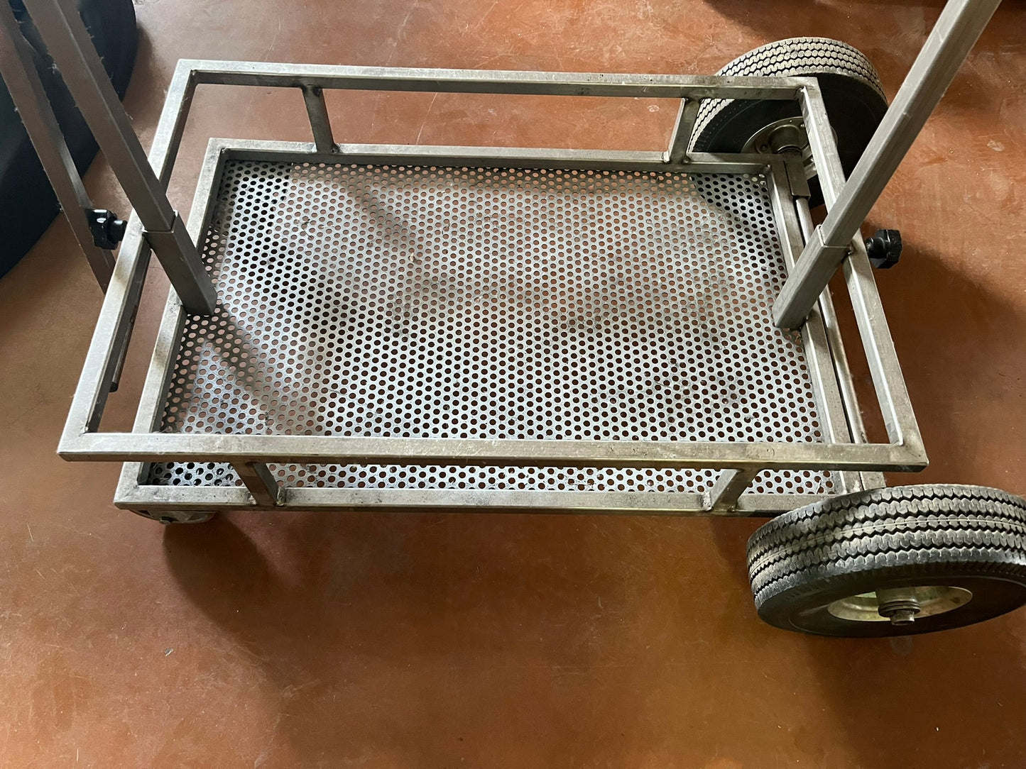 Carrello Porta Kart Gomme Piene
