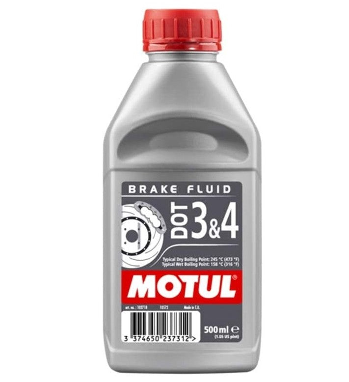 Olio Freni Motul DOT3 DOT4 500ml