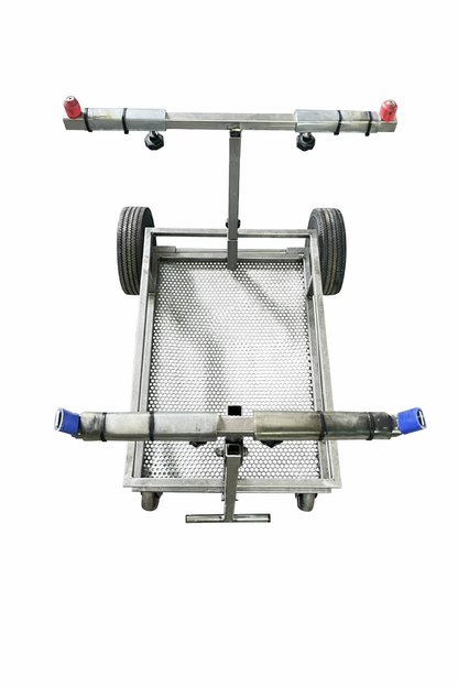 Carrello Porta Kart Gomme Piene