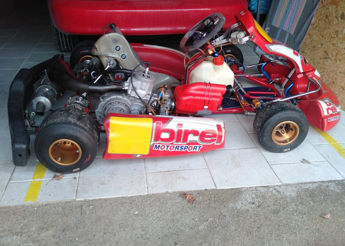 Telaio Birel con Motore Tm K8
