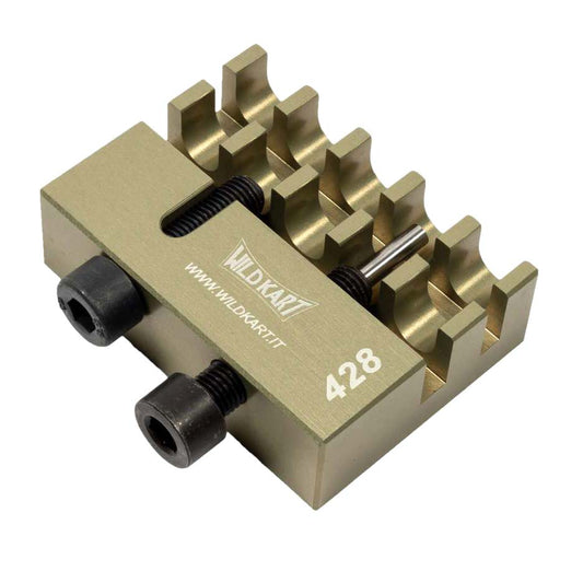 ESTRATTORE PER CATENA 428 KZ ALLUMINIO ANODIZZATO DURO