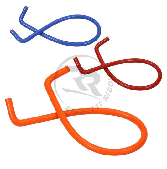 Tubo Radiatore in Silicone Rosso Doppia Curva 90° L.1200mm